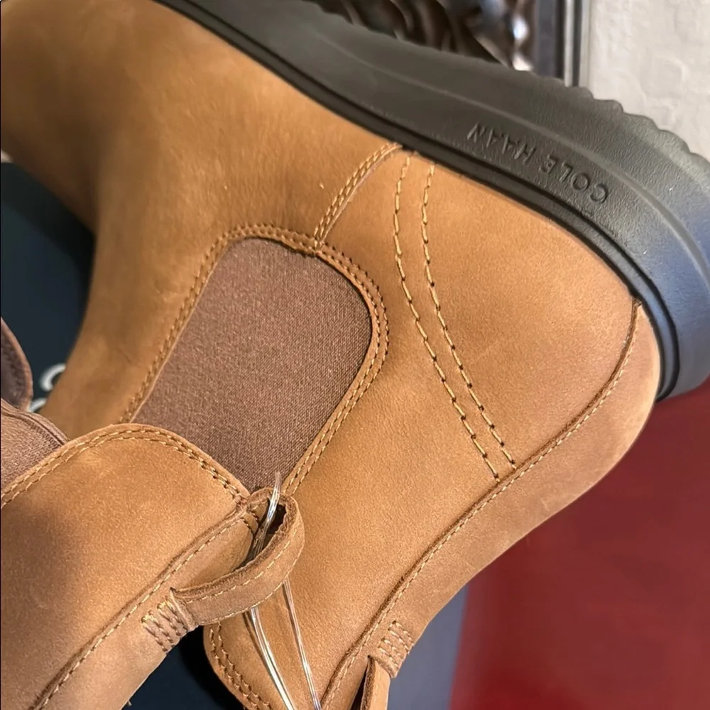 NEW Cole Haan Grand+ Men's Chelsea Boots color Lumber/Java size 11.5